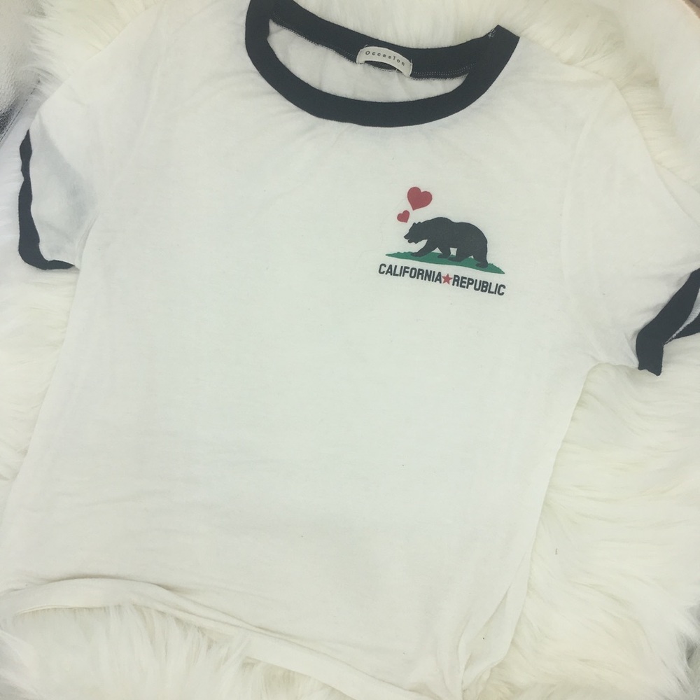 California Republic Ringer Tee
